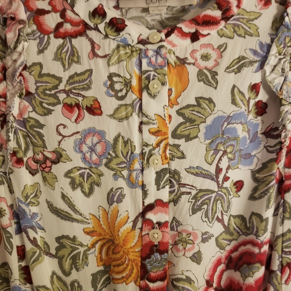 FINAL SALE - Loft floral dress - Picture 2 of 8